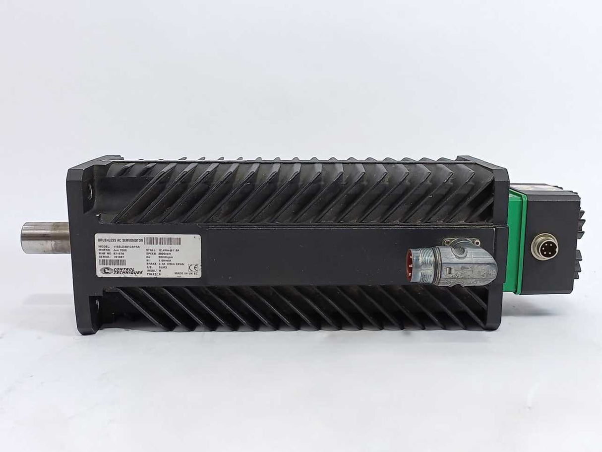 Control Techniques 115SLD301CBPAA Brushless AC Servomotor Unimotor SLM