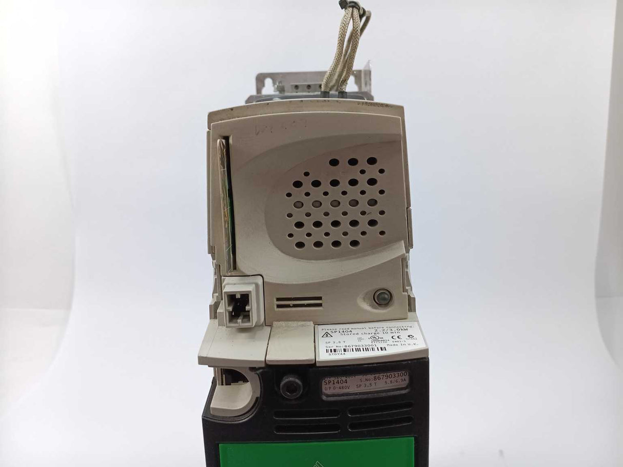Control Techniques SP1404 AC Panel Mount Unidrive w/ Filter + Parameter Storage