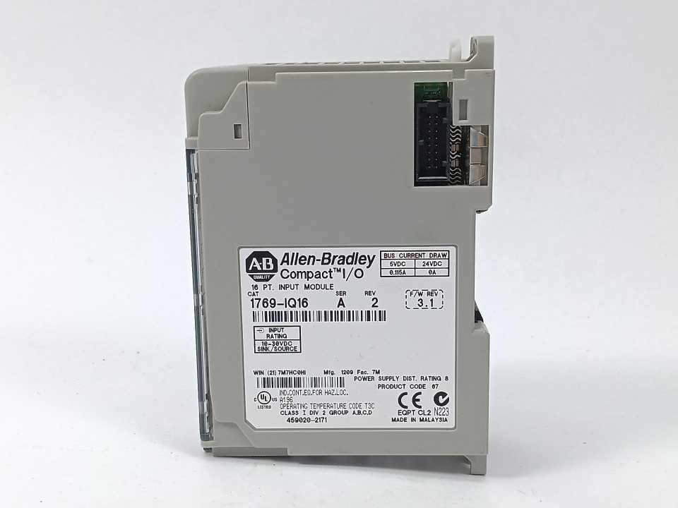 AB 1769-IQ16 Series A Compact I/O 16 PT. Input Module