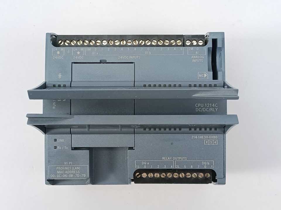 Siemens 6ES7 214-1HE30-0XB0 SIMATIC S7-1200 CPU 1214C DC/DC/RLY