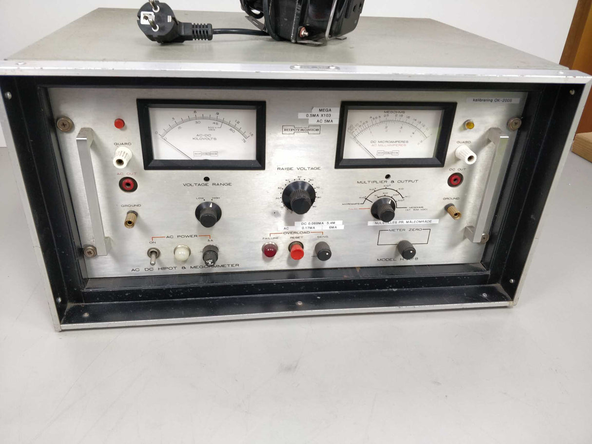 Hipotronics-Hubbell H301 B AC Dc Hipot Megohmmeter