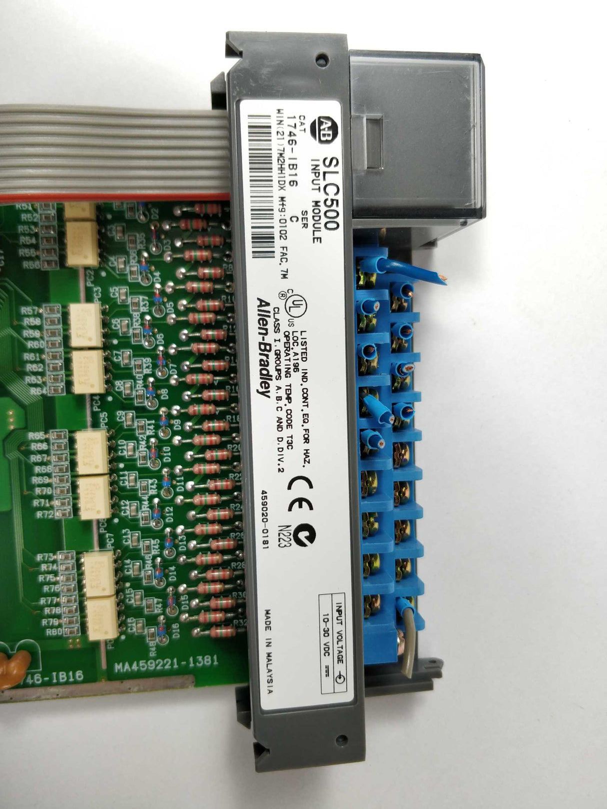 ALLEN-BRADLEY 1746-IB16 SLC Input Module Series C