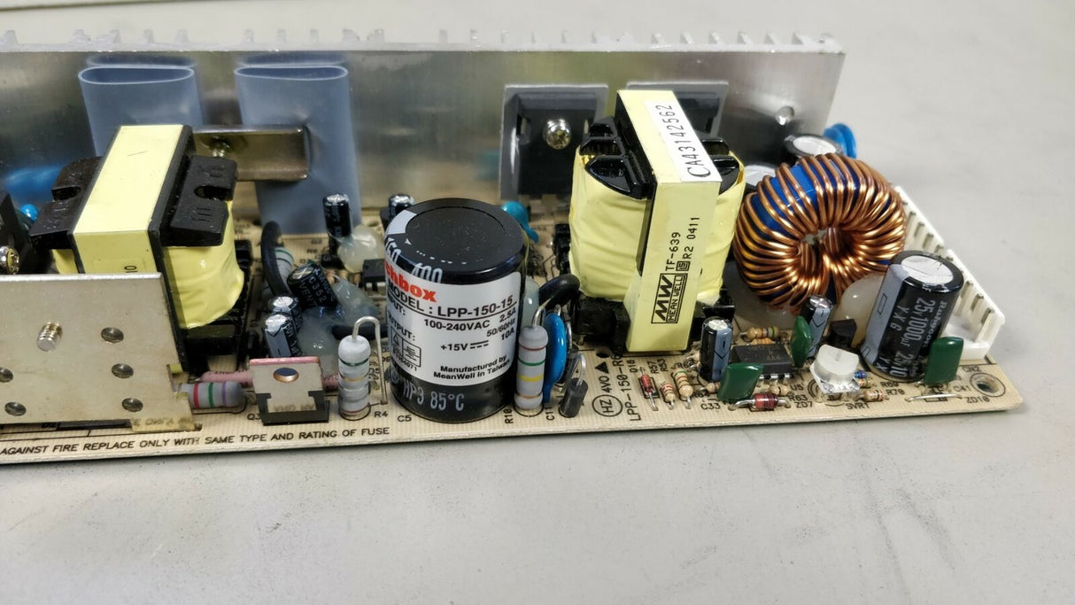 Mean Well LPP-150-15 Output: 15V 10A 150W Input: 100-240VAC SPS New, Unused