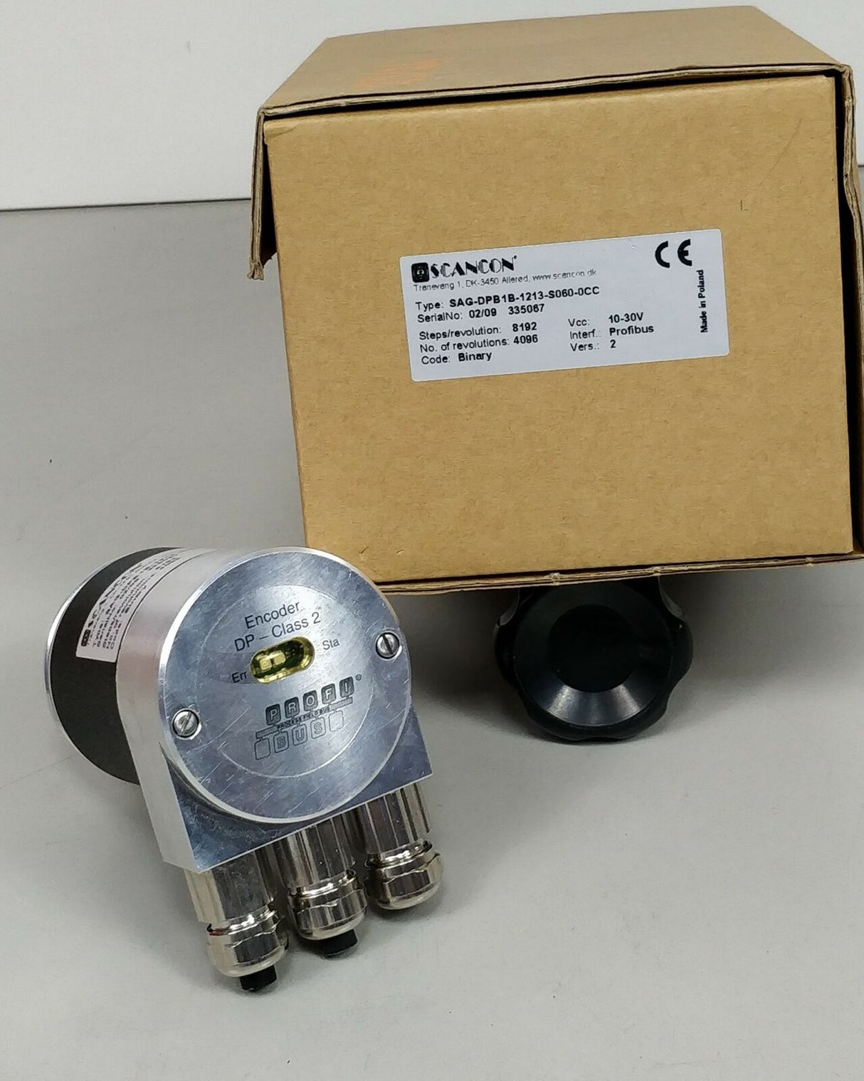 Scancon SAG-DPB1B-1213-S060-0CC PROFIBUS encoder DP-Class 2 New