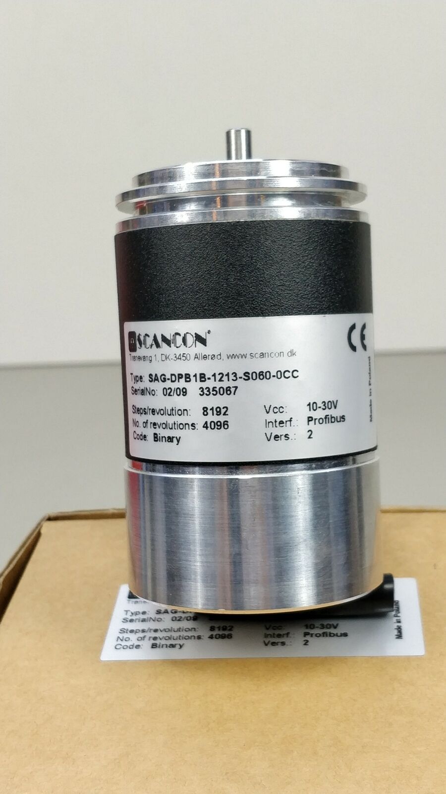 Scancon SAG-DPB1B-1213-S060-0CC PROFIBUS encoder DP-Class 2 New