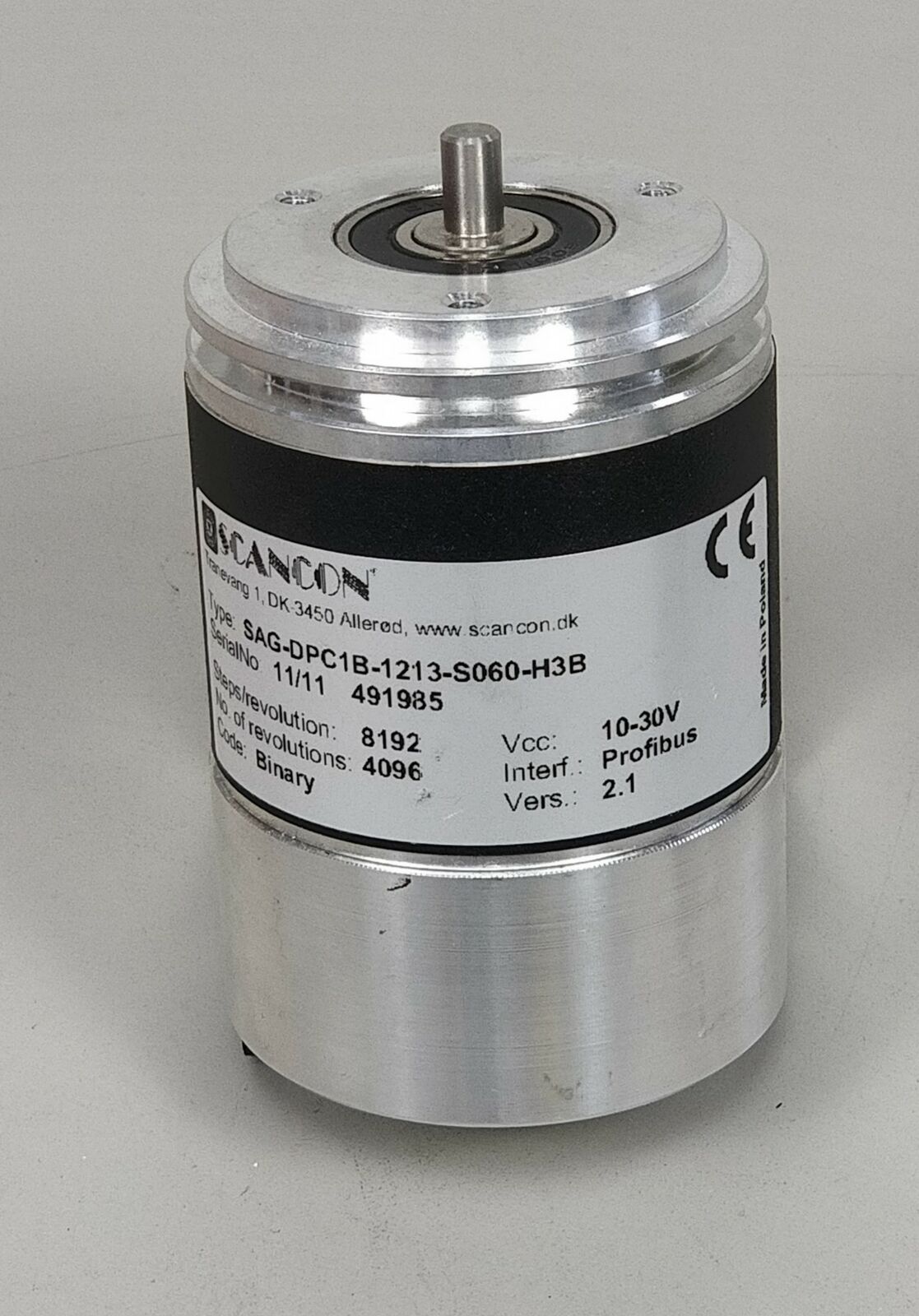 Scancon SAG-DPC1B-1213-S060-H3B PROFIBUS Encoder-Class 2