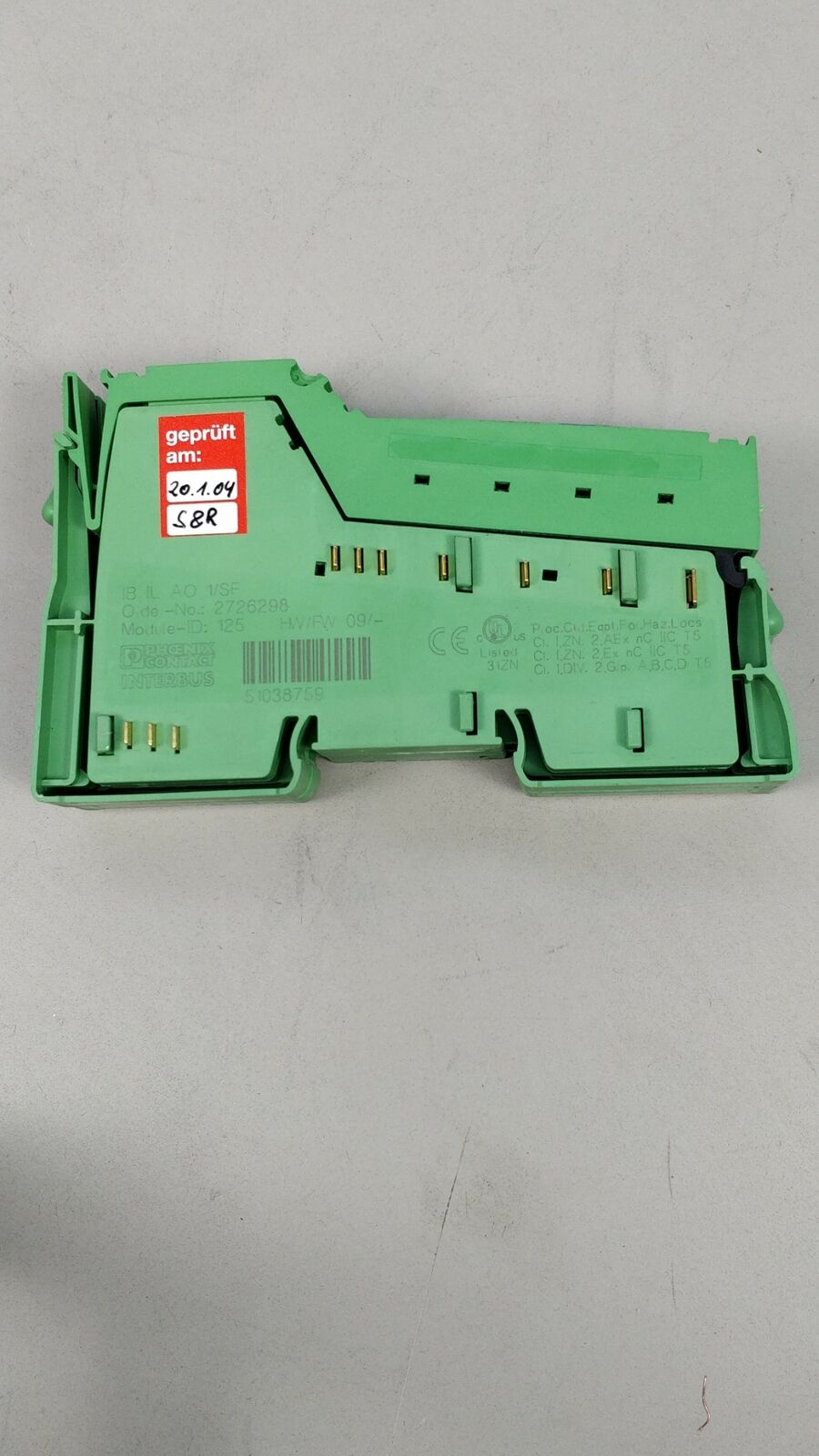 Phoenix Contact 2726298 IB IL AO 1/SF INTERBUS