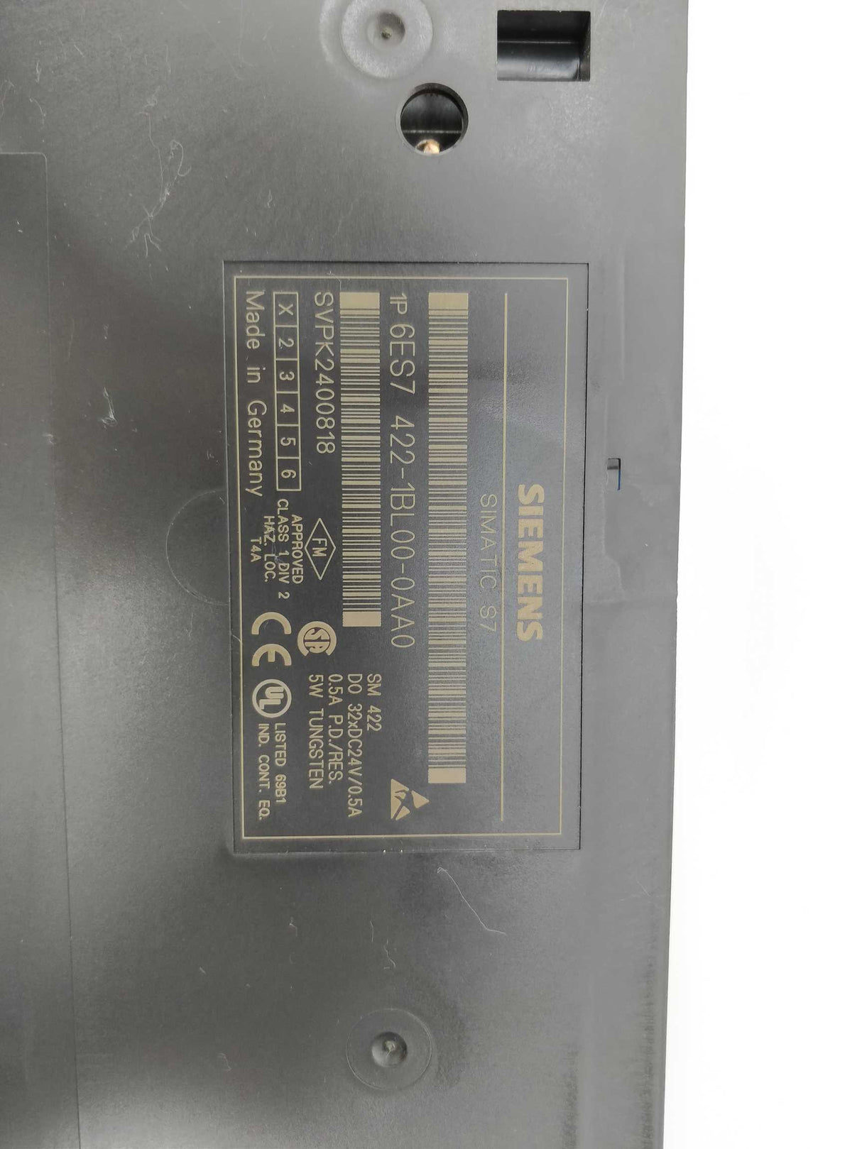 Siemens 6ES7422-1BL00-0AA0 SIMATIC S7