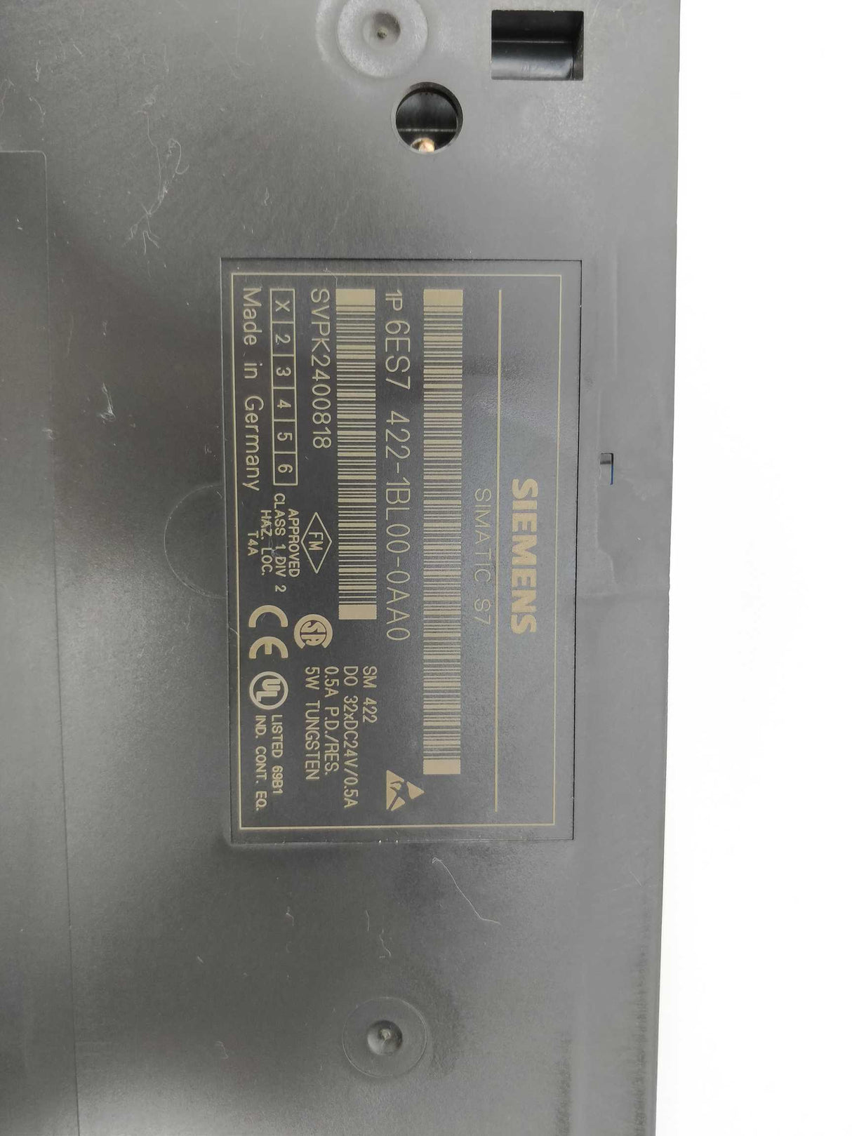 Siemens 6ES7422-1BL00-0AA0 SIMATIC S7