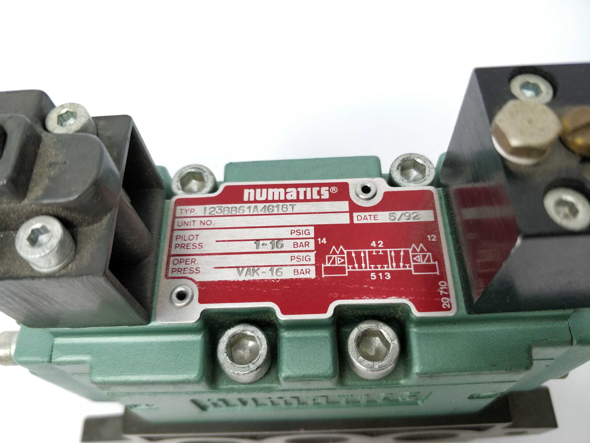 NUMATICS I23BB61A4G18T Used