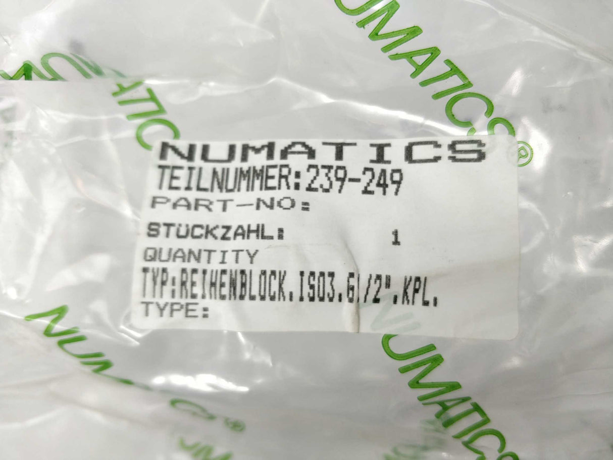 NUMATICS 239-249 New