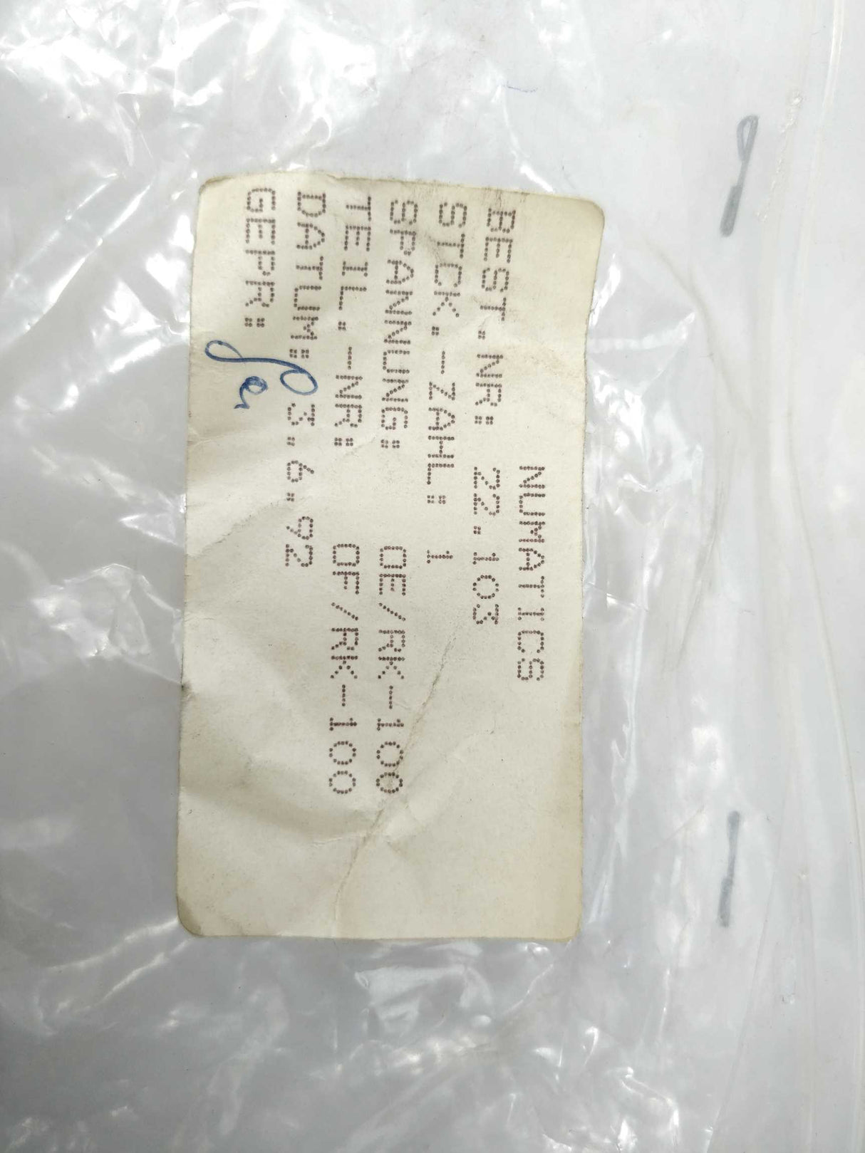 NUMATICS OF/RK-100 New