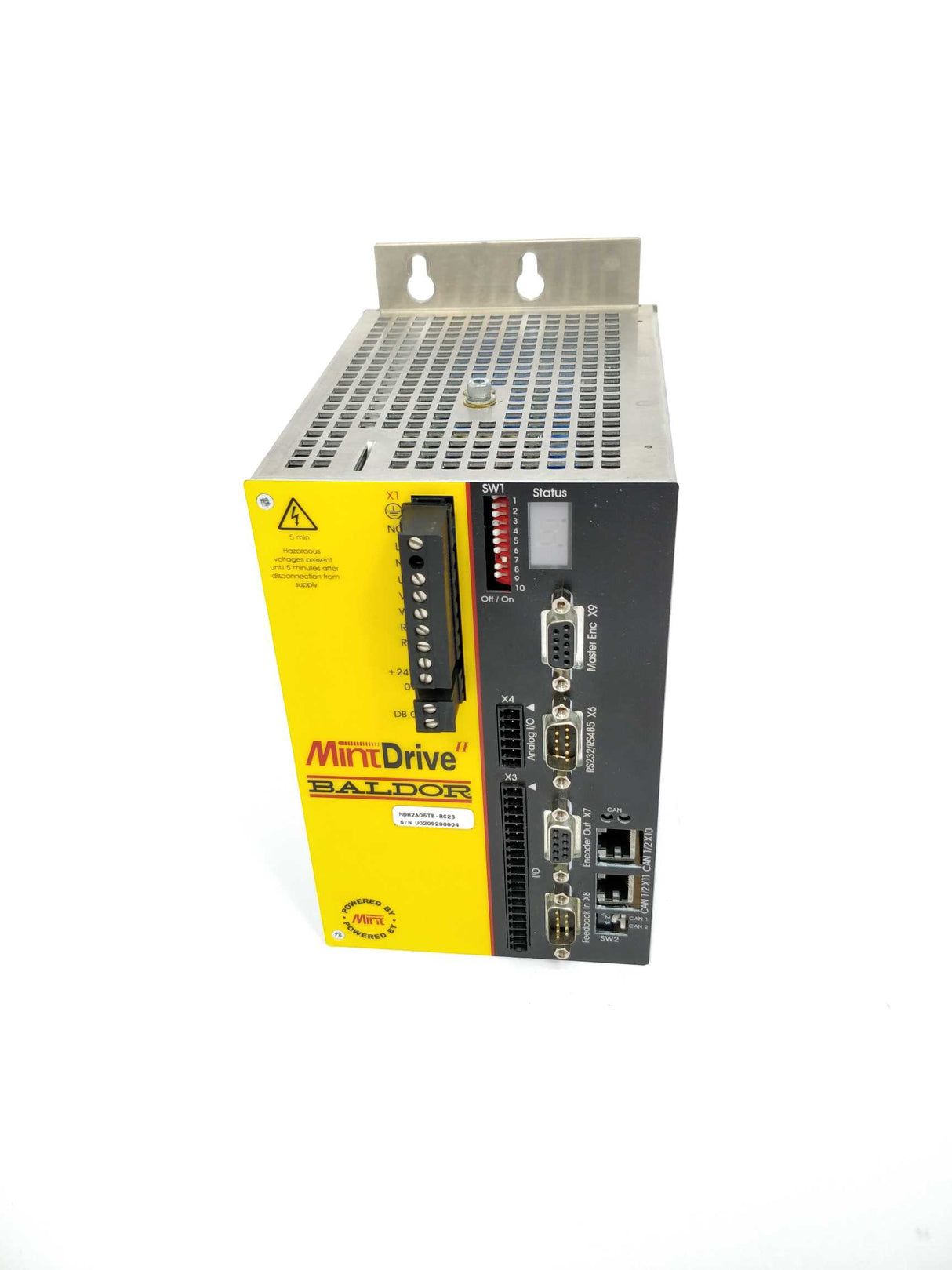 BALDOR MDH2A05TB-RC23 MDII-230V/5A/24V/DB/Res/1CAN