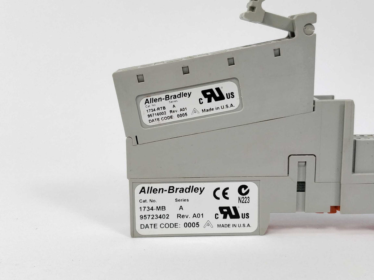 ALLEN-BRADLEY 1734-MB ser. A Rev.A01 with 1734-RTB ser. A Rev.A01