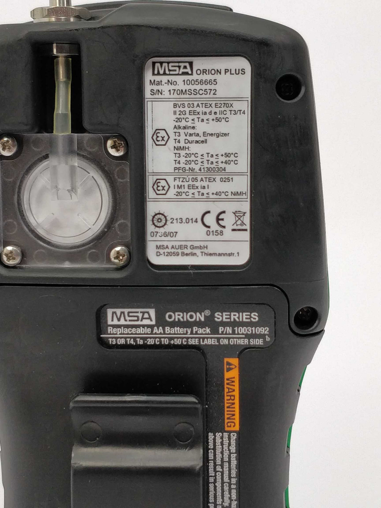 MSA 10056665 Orion PLUS Co2, NO2, CO, O2, Methan, need calibration