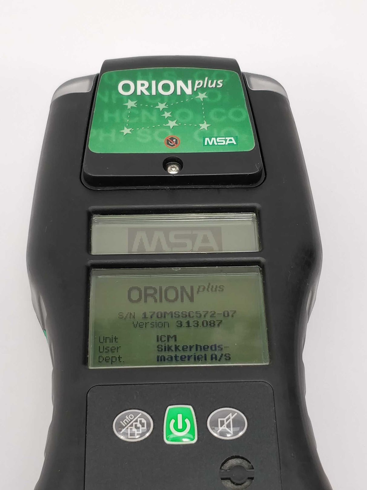 MSA 10056665 Orion PLUS Co2, NO2, CO, O2, Methan, need calibration