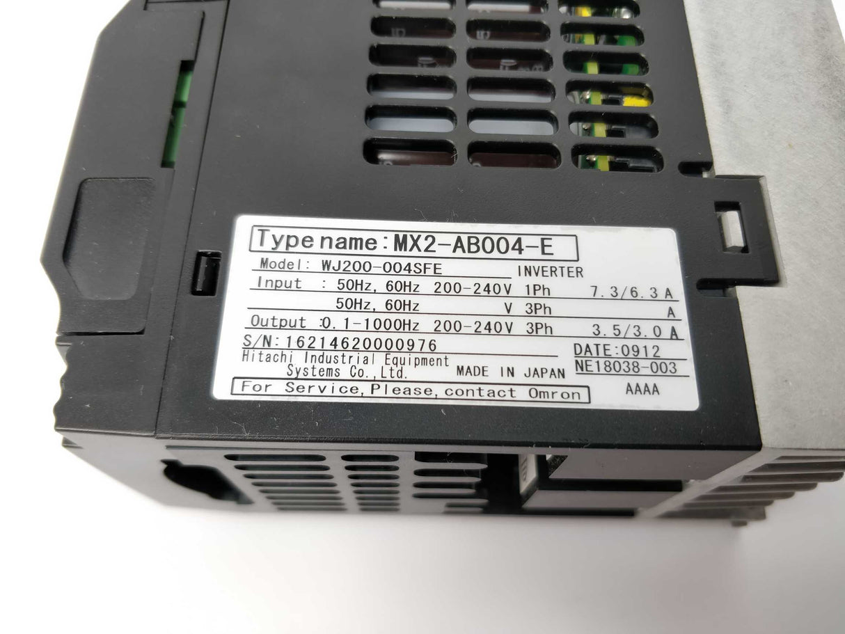 OMRON MX2-AB004-E MX inverter drive