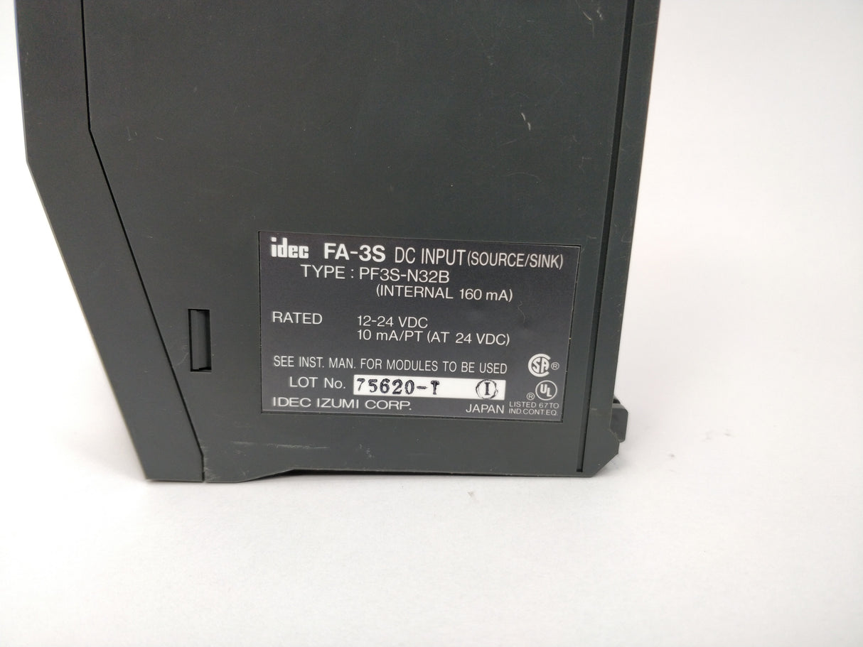 Idec PF3S-N32B FA-3S Programmable controller DC Input