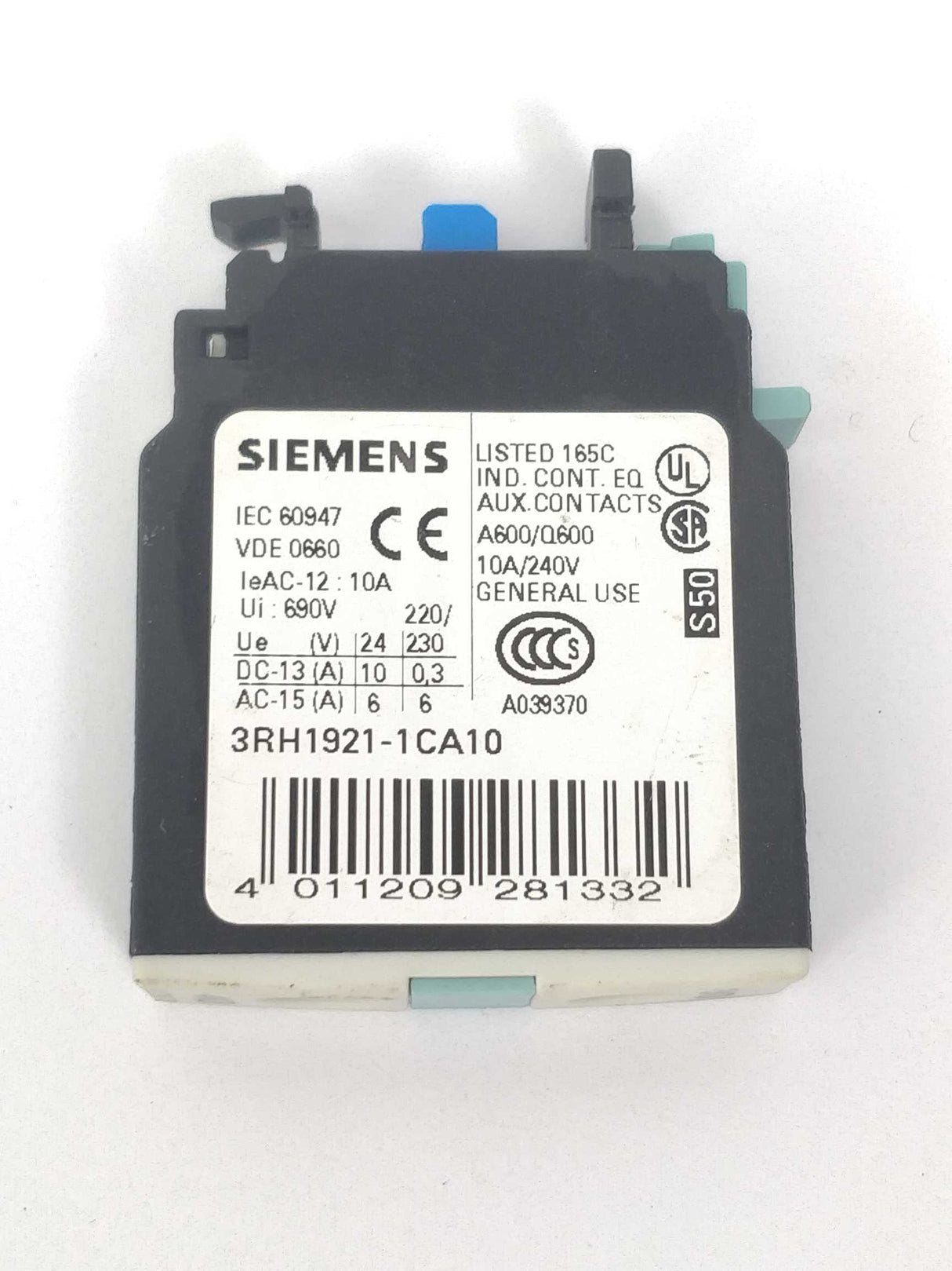 Siemens 3RH1921-1CA10 5pcs