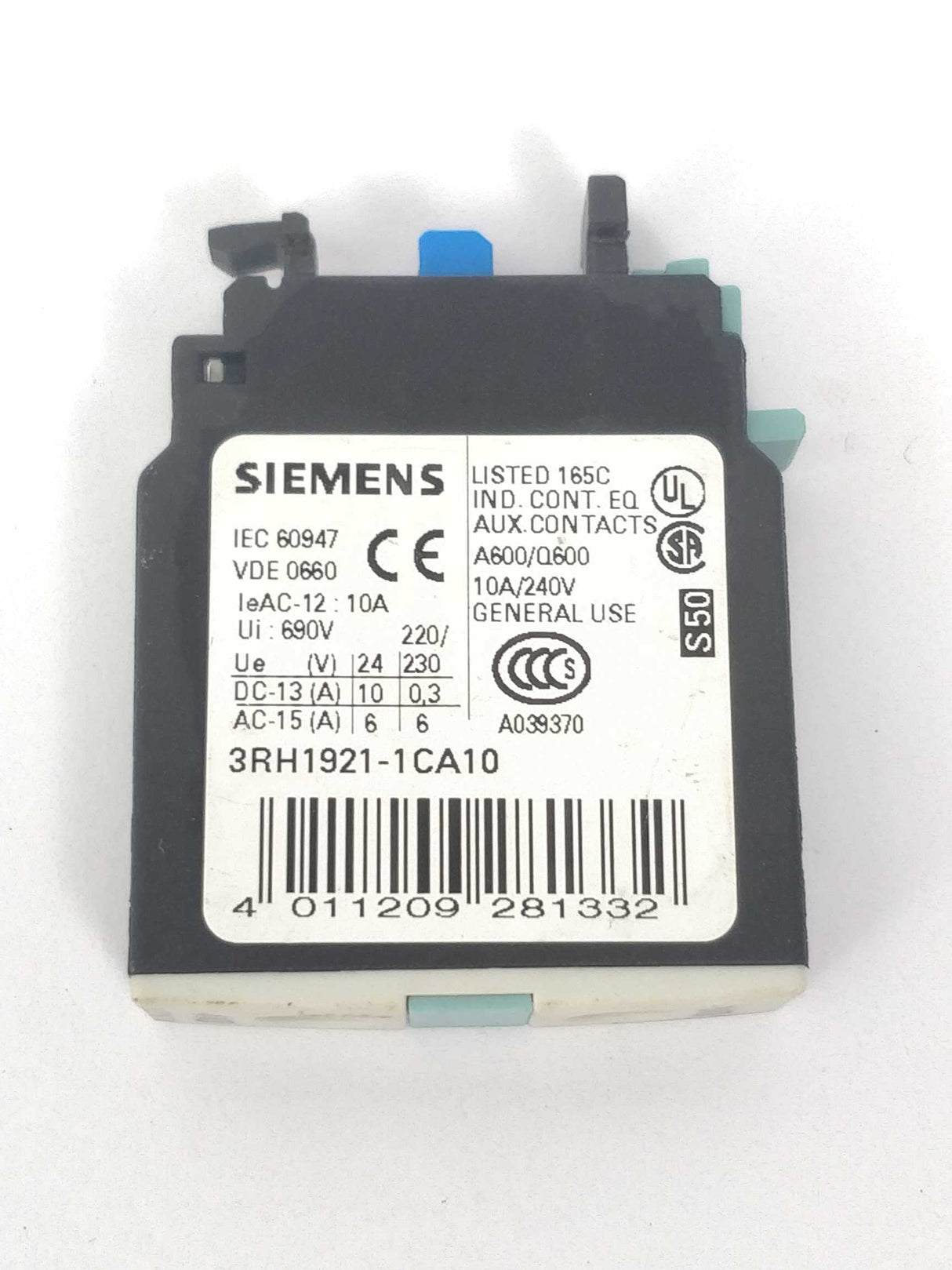 Siemens 3RH1921-1CA10 5pcs