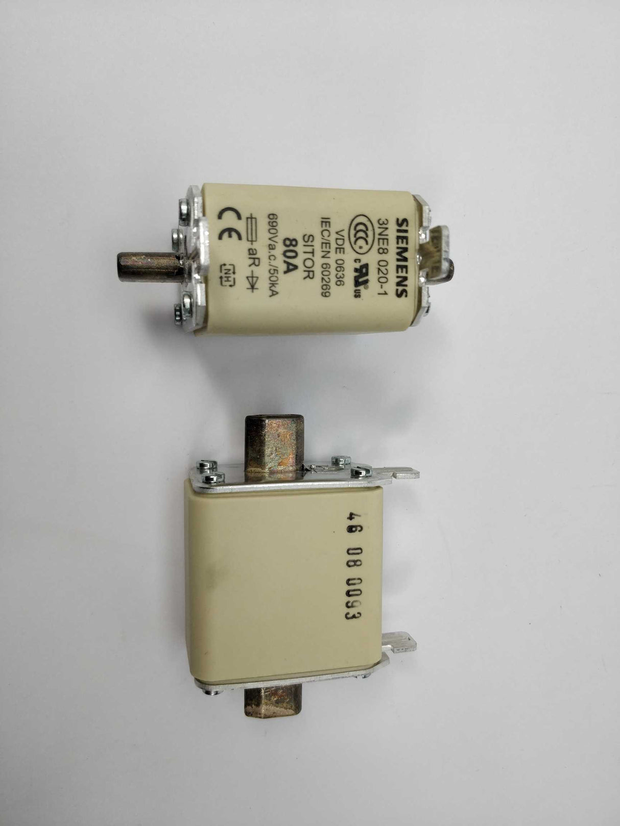Siemens 3NE8020-1 SITOR NH00 80Afuse link 2 Pcs.