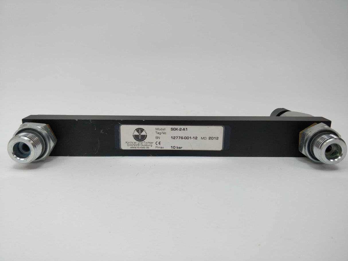 Kirchner Und Tochter SGK-2-A1 Flowmeter Pmax 10bar
