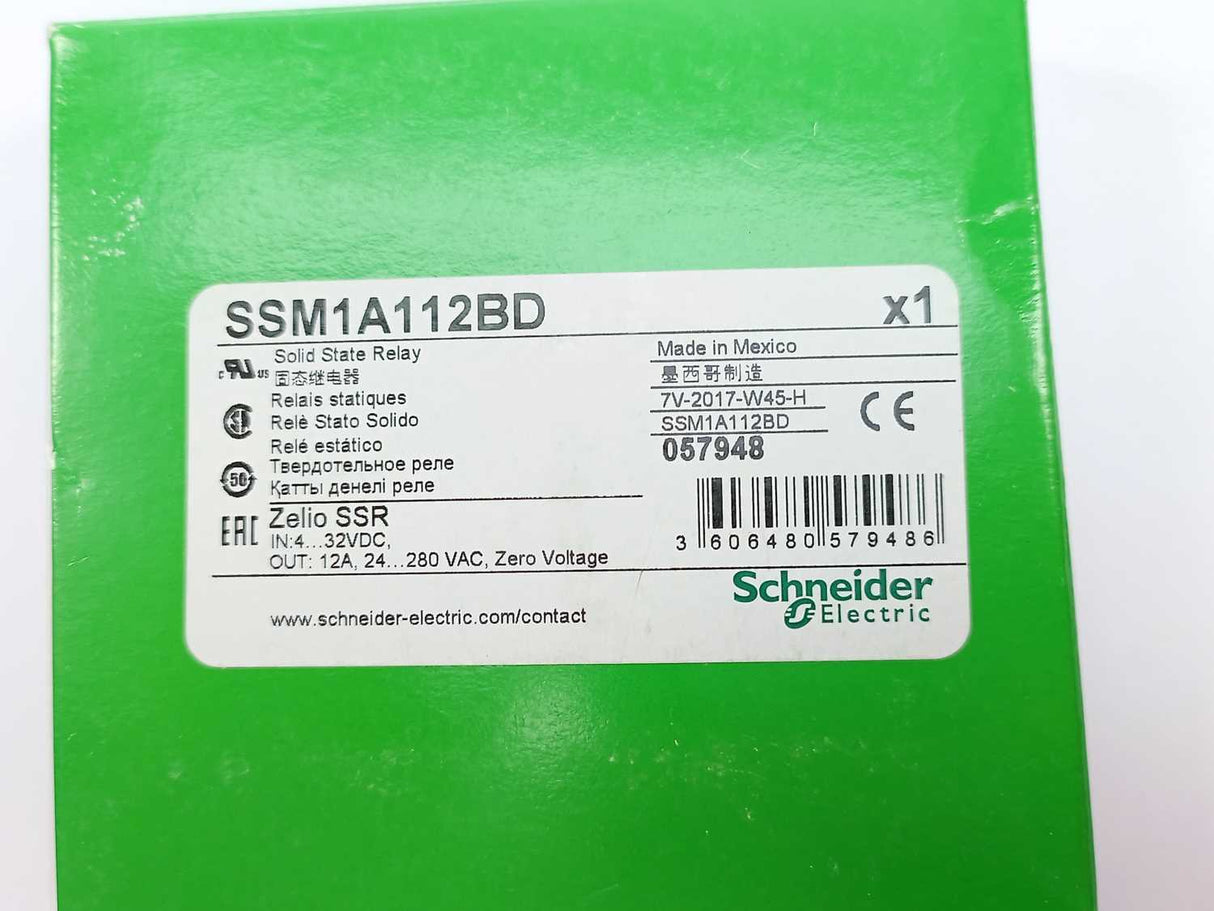 Schneider Electric SSM1A112BD Solid state relay