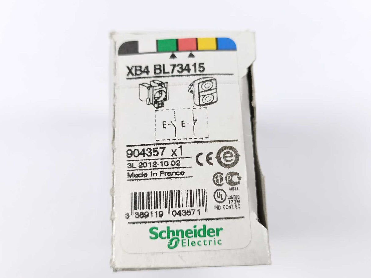 Schneider Electric XB4BL73415 Double Headed Push Button