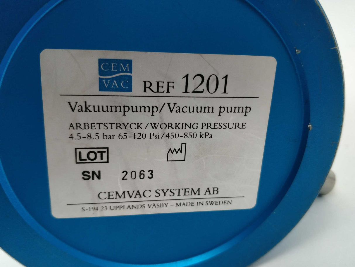 CEMVAC Vacuum pump 1201 Vacuum pump