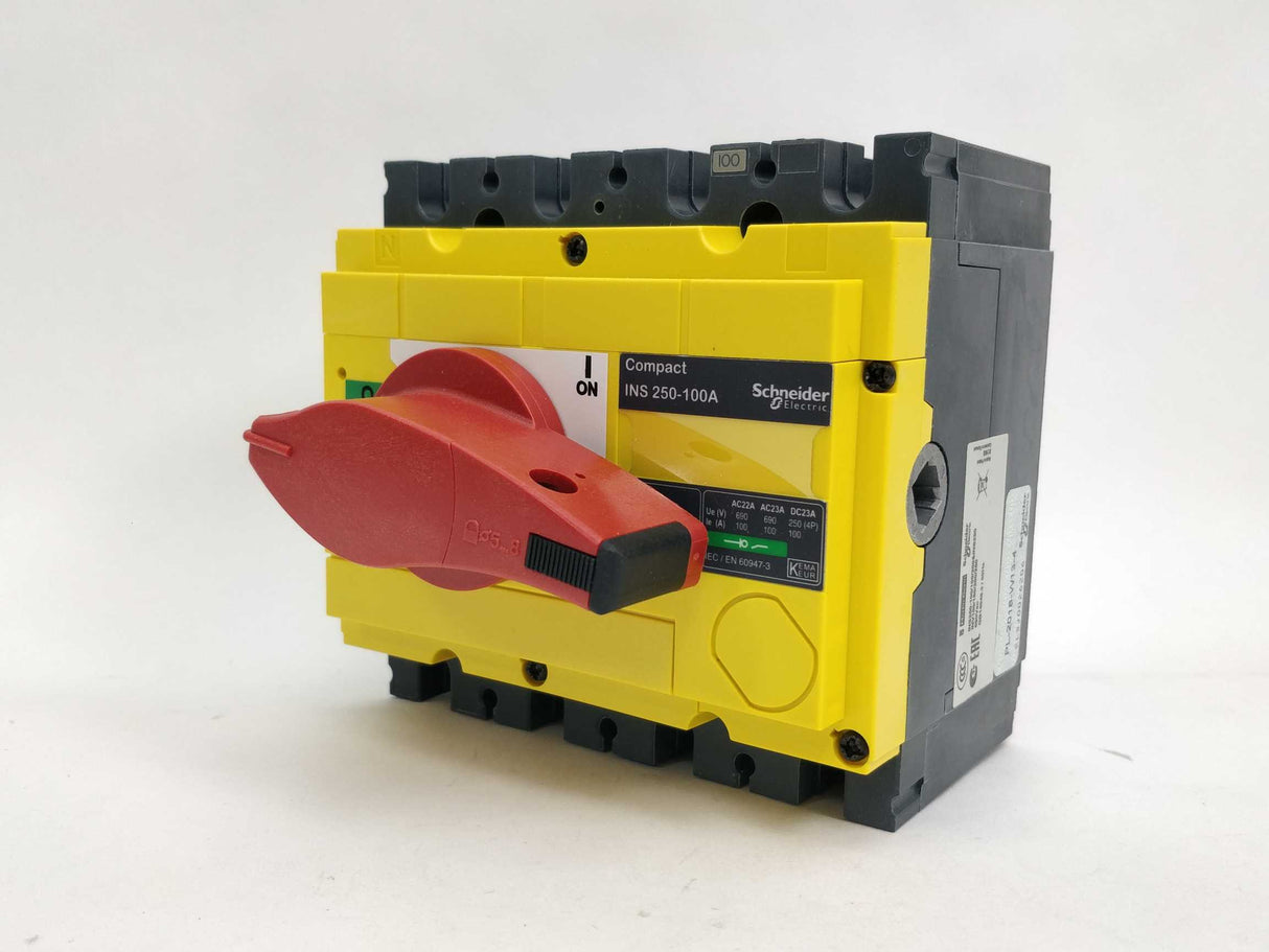 Schneider Electric INS 250-100A. 31120 Switch Disconnector INS 250-100A
