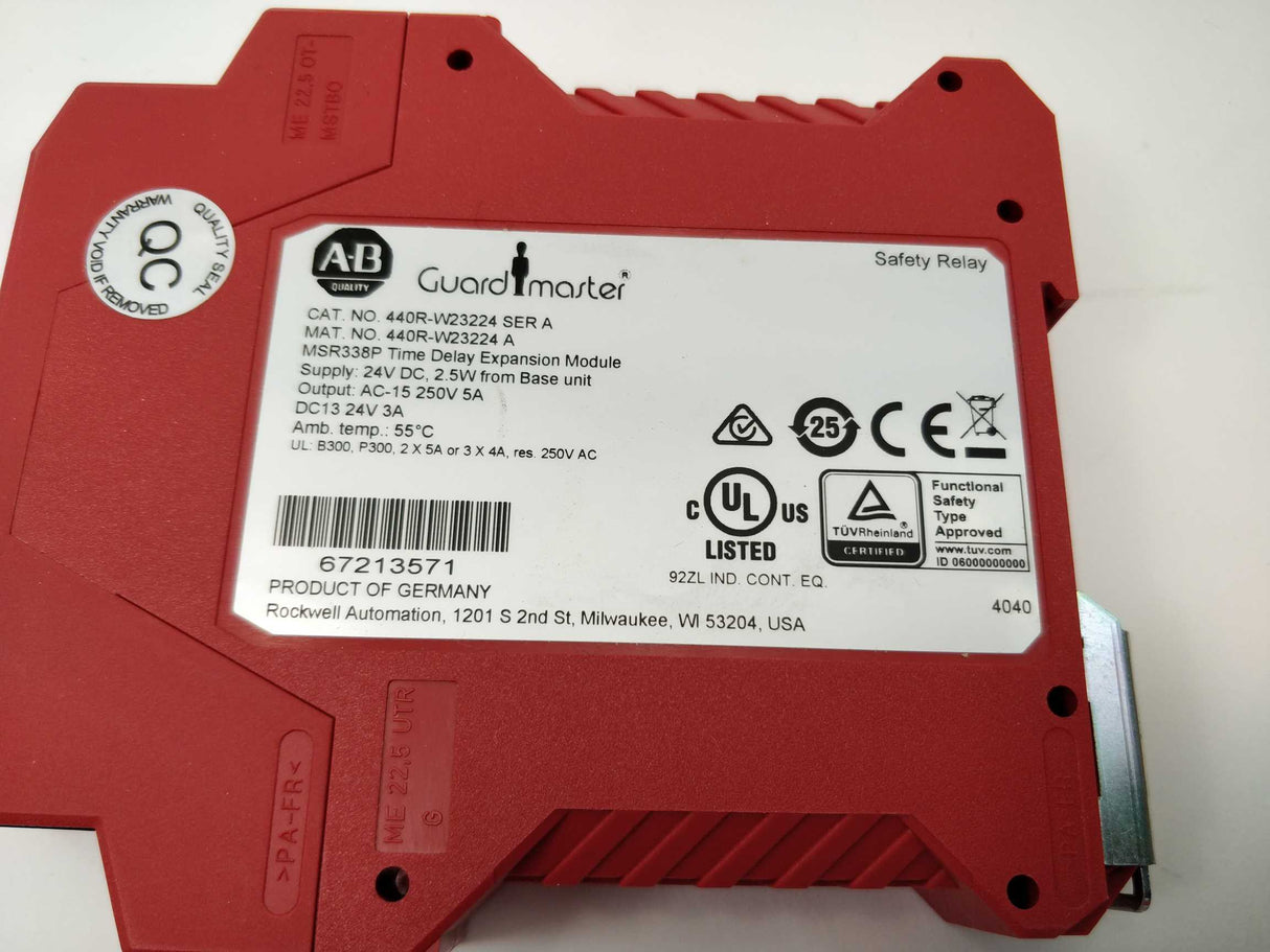 AB 440R-W23224 Ser. A MSR338P Time Delay Expansion Module Guardmaster