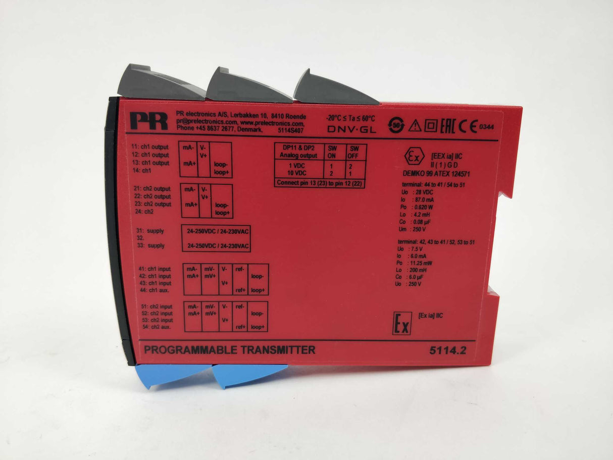 PR Electronics 5114B2B Programmable Transmitter