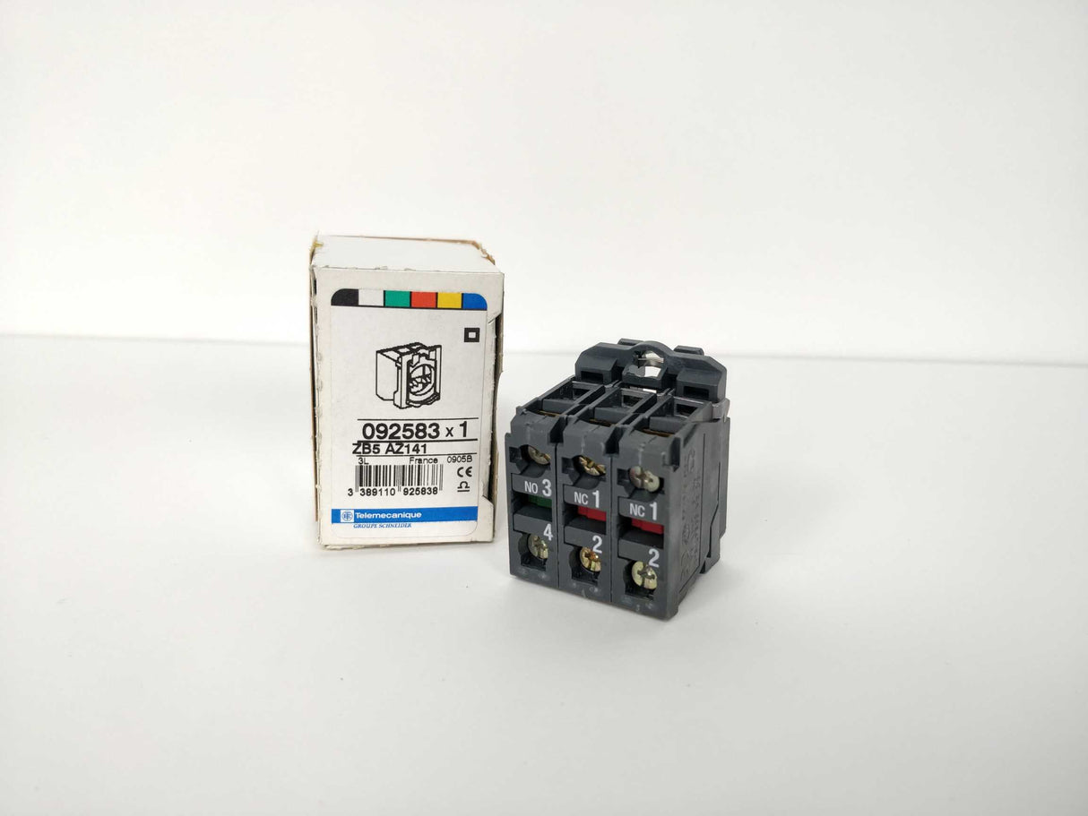 TELEMECANIQUE ZB5AZ141 Single Contact Block With Body/Fixing Collar