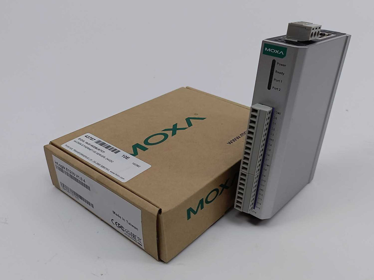Moxa ioLogik E1210 Ethernet I/O Server 16xDI Modbus/TCP