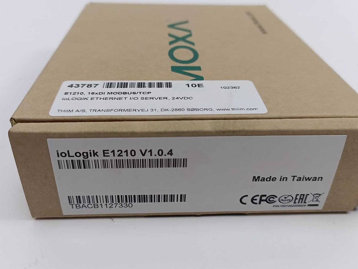 Moxa ioLogik E1210 Ethernet I/O Server 16xDI Modbus/TCP