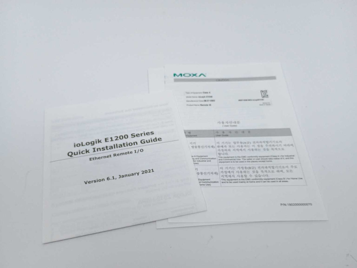 Moxa ioLogik E1240 Ethernet I/O Server 8xAI Modbus/TCP