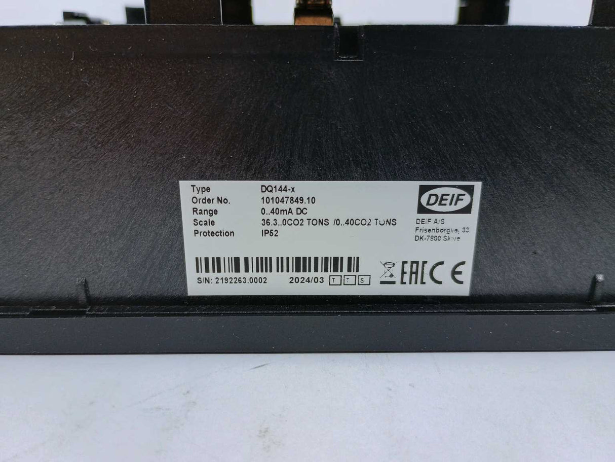 Deif DQ144-x CO2 Tons scale