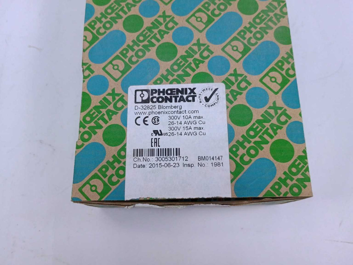 Phoenix Contact 3244452 PTIO 1,5/S/4 Actuator Clamp 50 Pcs.