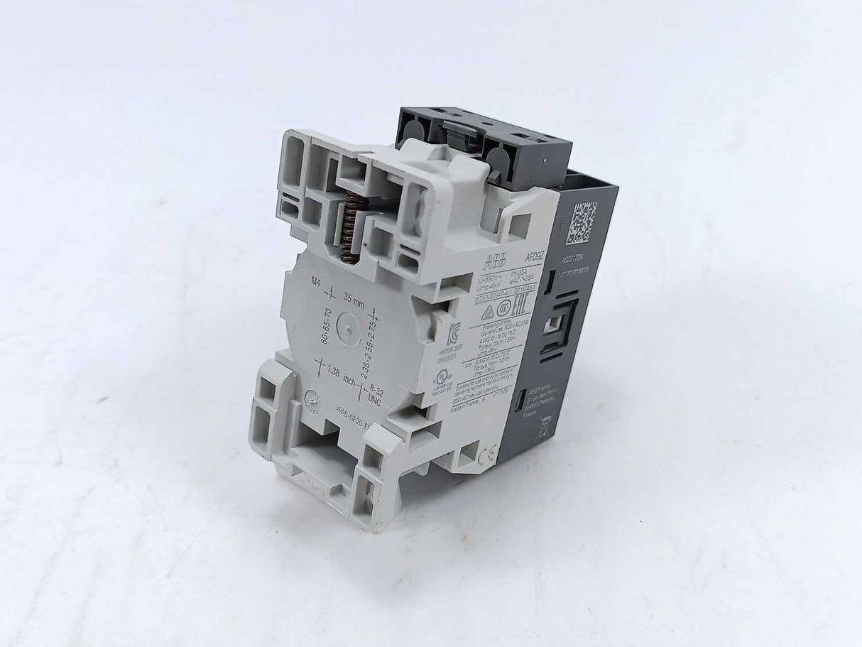 ABB AF09Z-22-00-21 1SBL136501R2100 4 Pole Contactor 20-60 VDC Coil