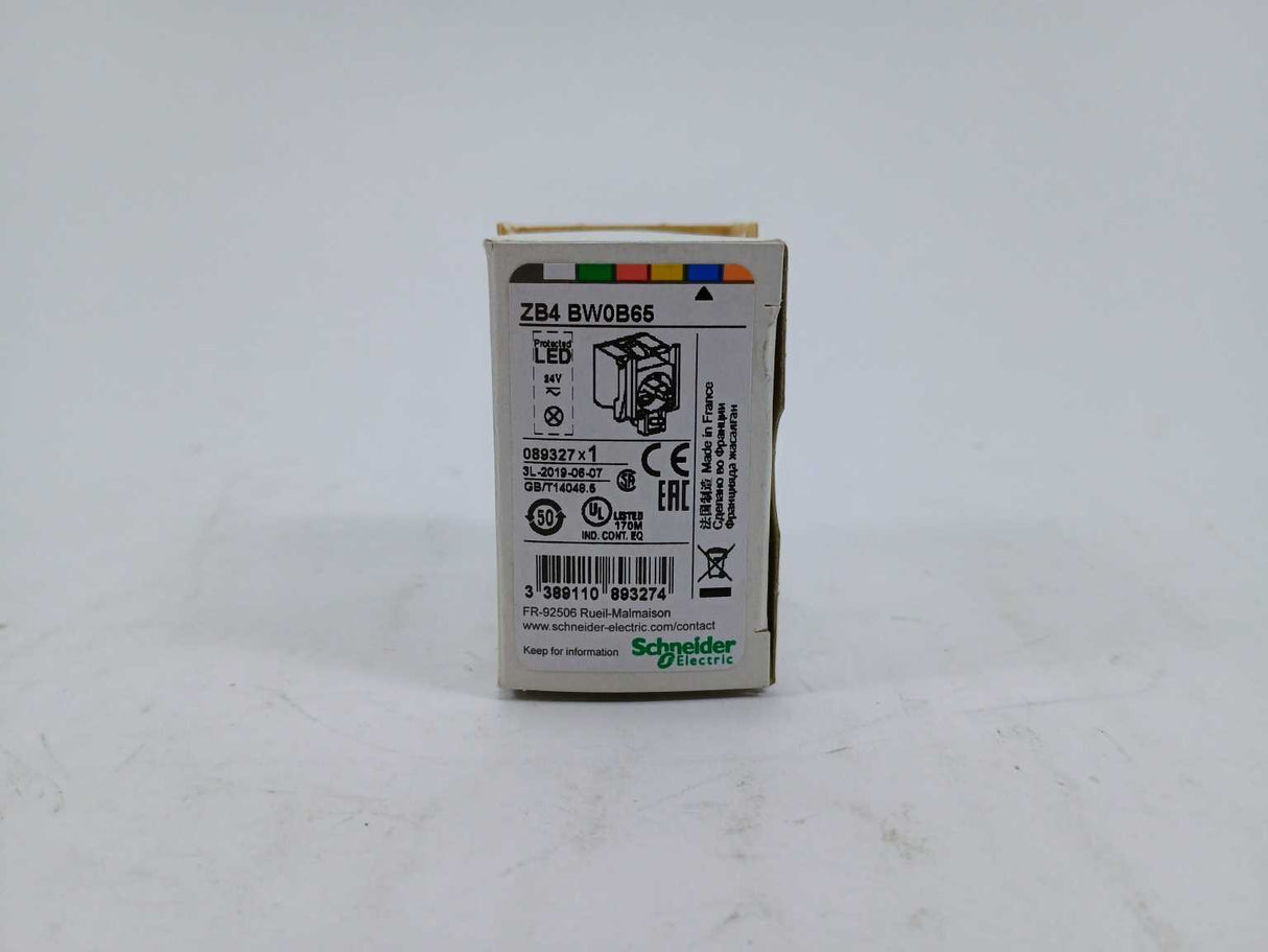 Siemens ZB4BW0B65 Blue Light Block with Body fixing Collar