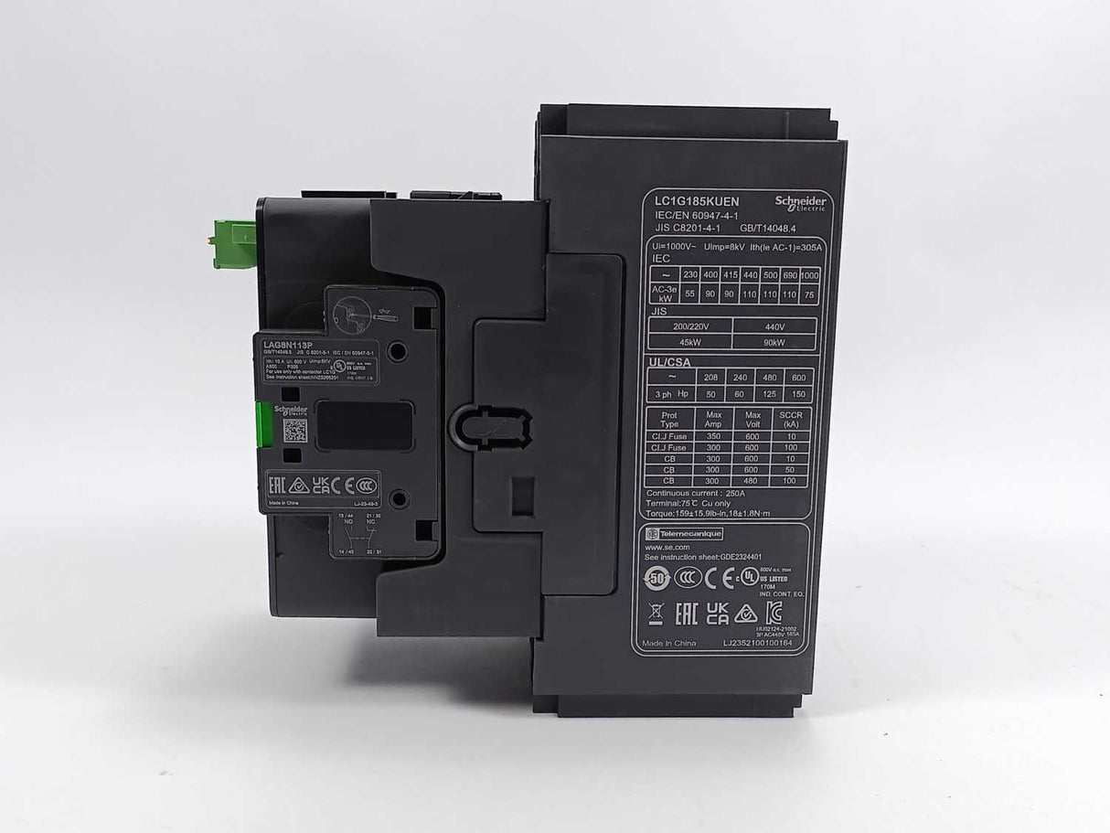 Schneider Electric LC1G185KUEN TeSys Contactor