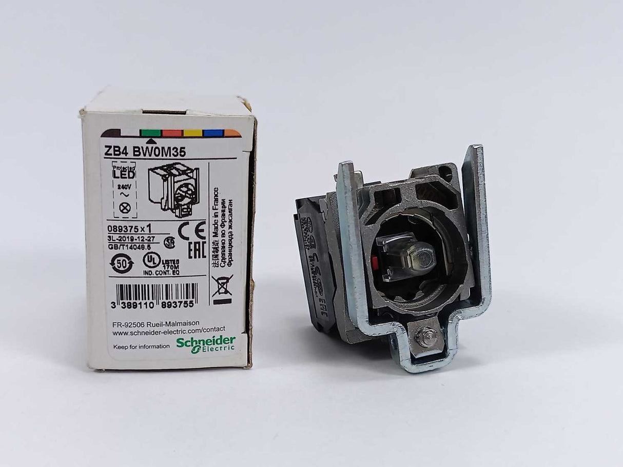 Schneider Electric ZB4BW0M35 Green Light Block