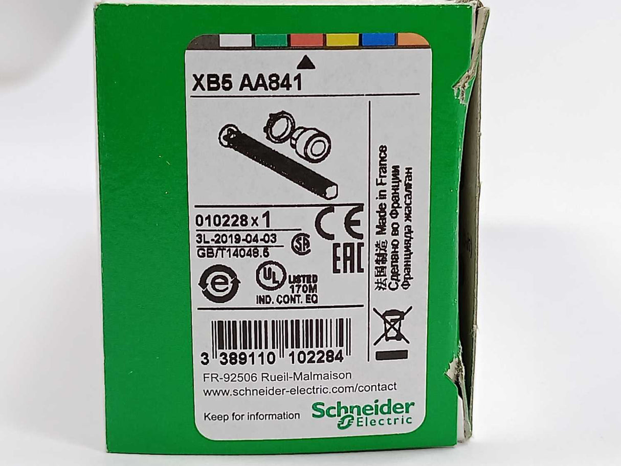 Schneider Electric XB5AA841 Pushbutton