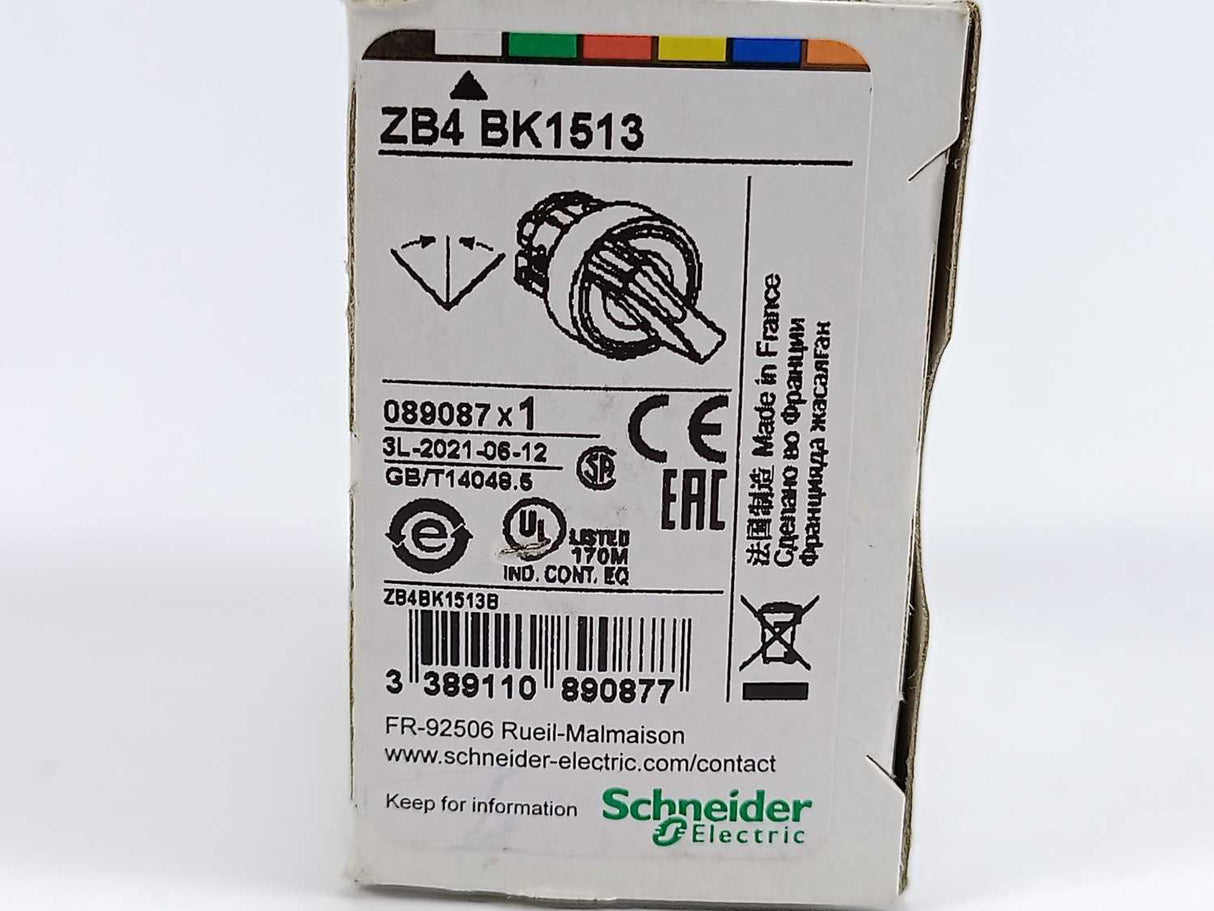 Schneider Electric ZB4BK1513 Head for Selector Switch
