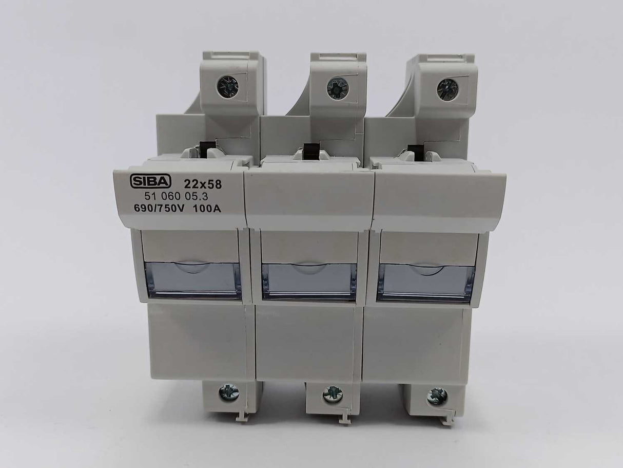 SIBA 5106005.3 URZ-U ZS Module 22x58 690/750V 100A 2 PCS