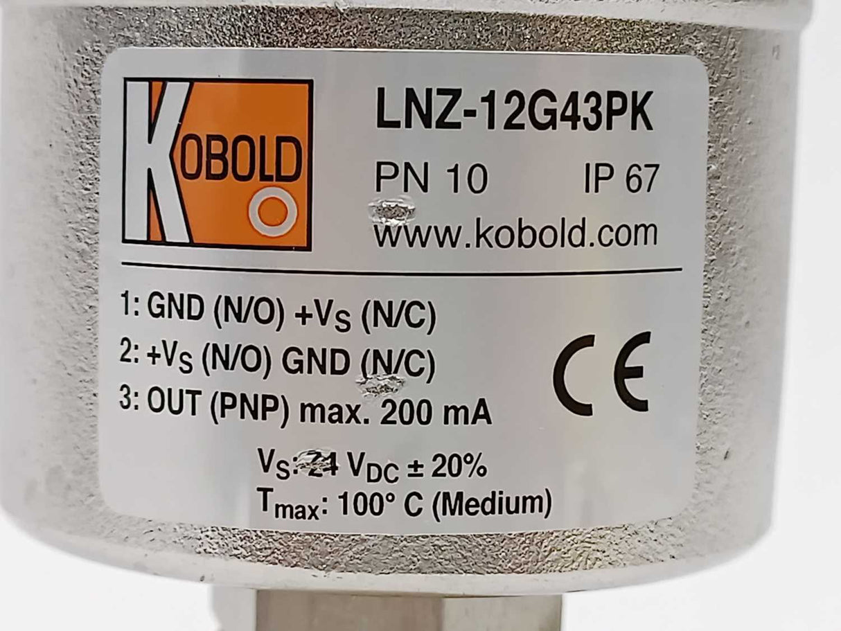 Kobold LNZ-12G43PK Capacitive Level Limit Switch