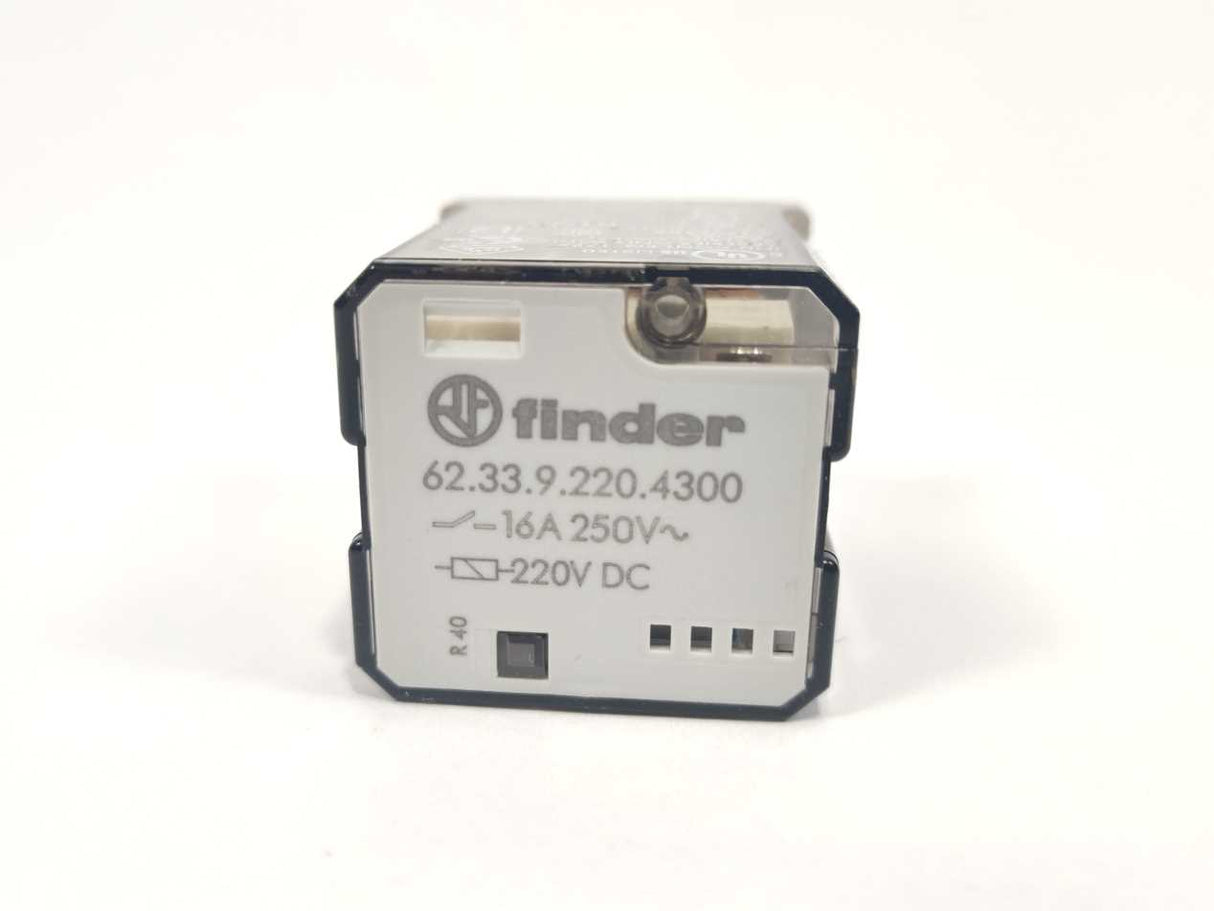 Finder 62.33.9.220.4300 Plug relay 220 V/DC 8 Pcs.