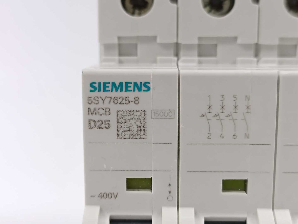 Siemens 5SY7625-8 Miniature circuit breaker 400 V