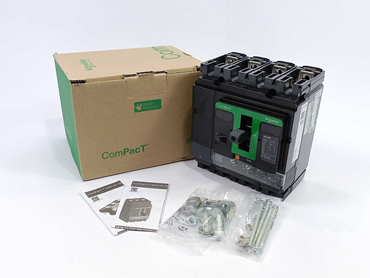 Schneider Electric C25B4TM200 Circuit Breaker, ComPacT NSX250B, 25kA/415VAC