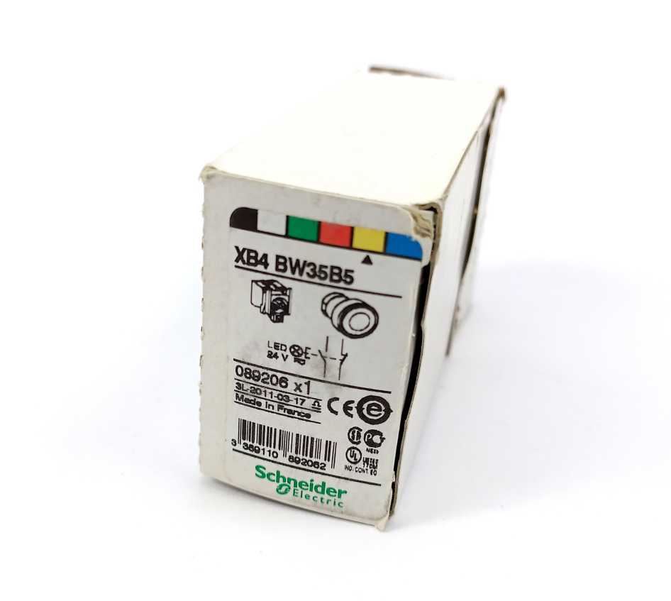 Schneider Electric XB4BW35B5 HARMONY Industrial Pushbutton Switch